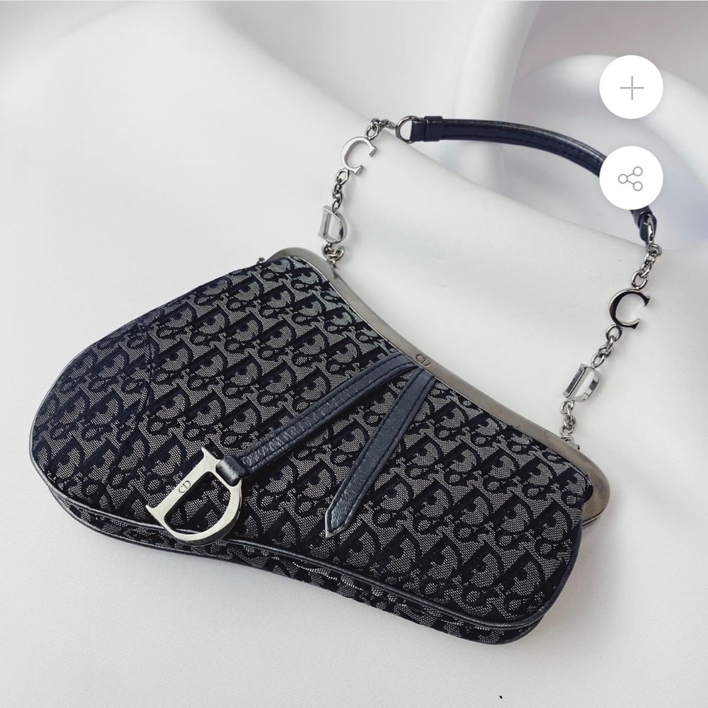 Vintage Dior Mini Saddle Bag - Picture 1 of 13